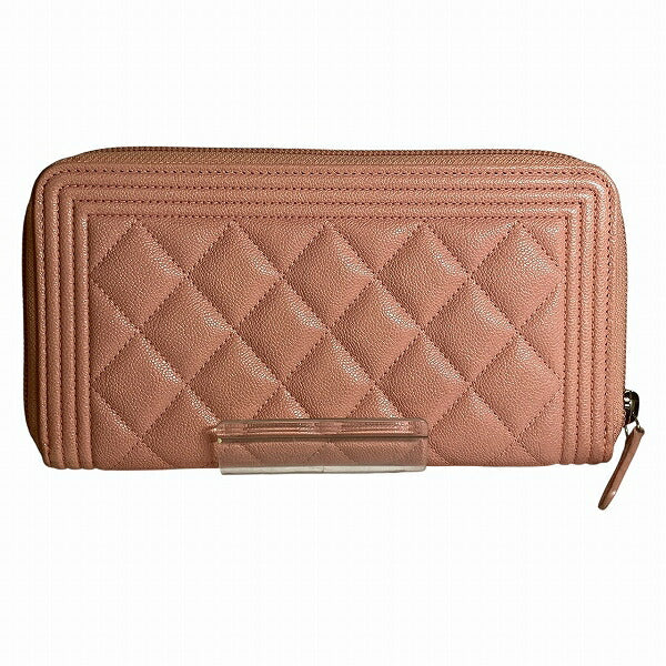 Chanel Boy Chanel Caviar Skin Long Wallet