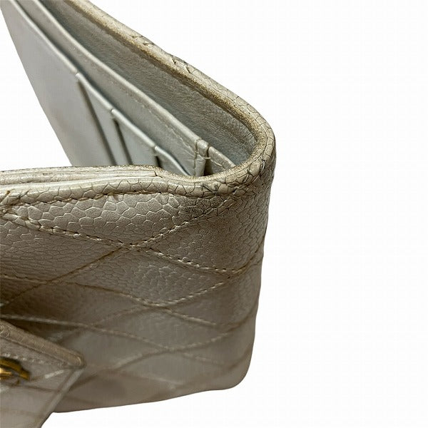 Chanel Matelasse Caviar Skin Wallet