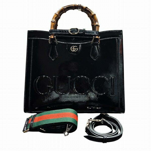 Gucci Diana Enamel 2Way Bag Travel Bag