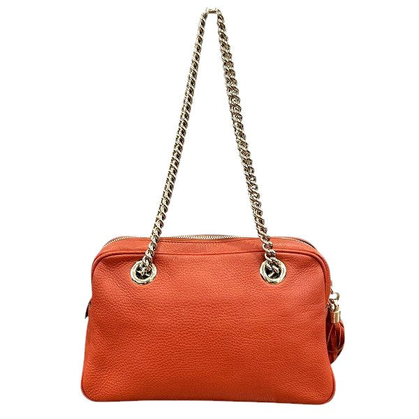 Gucci Interlocking Shoulder Bag Leather Bag 5