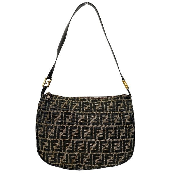 Fendi Zucca Shoulder Bag Canvas