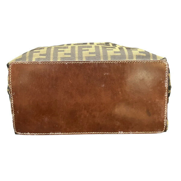 Fendi Zucca Tote Bag Leather Canvas Tote Bag 3