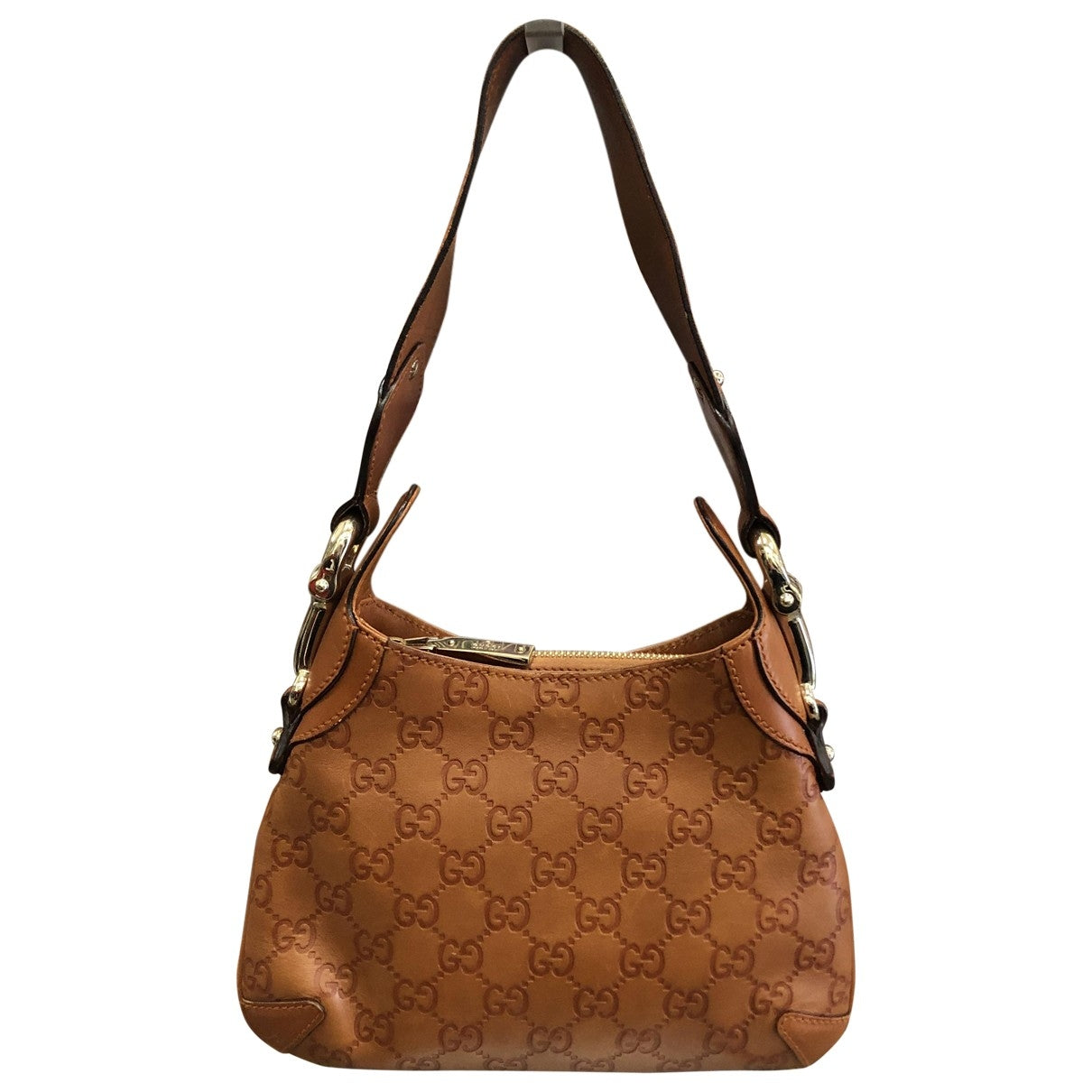 Gucci brown leather handbag