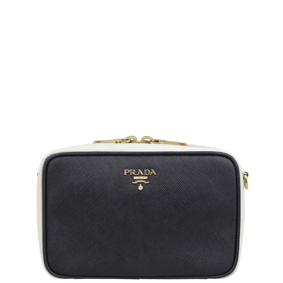 Prada Saffiano Camera Crossbody Bag Chain