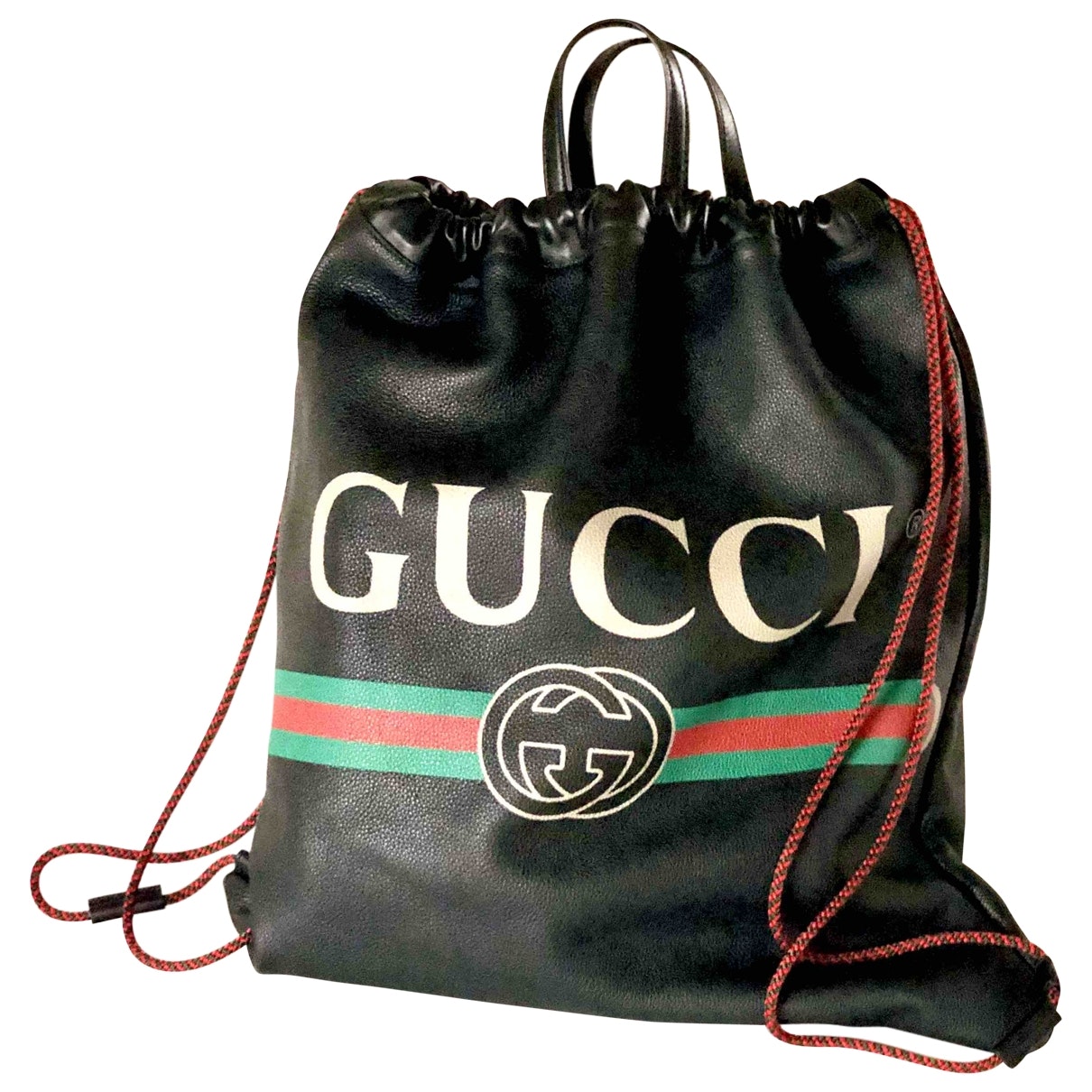 Gucci black leather bag
