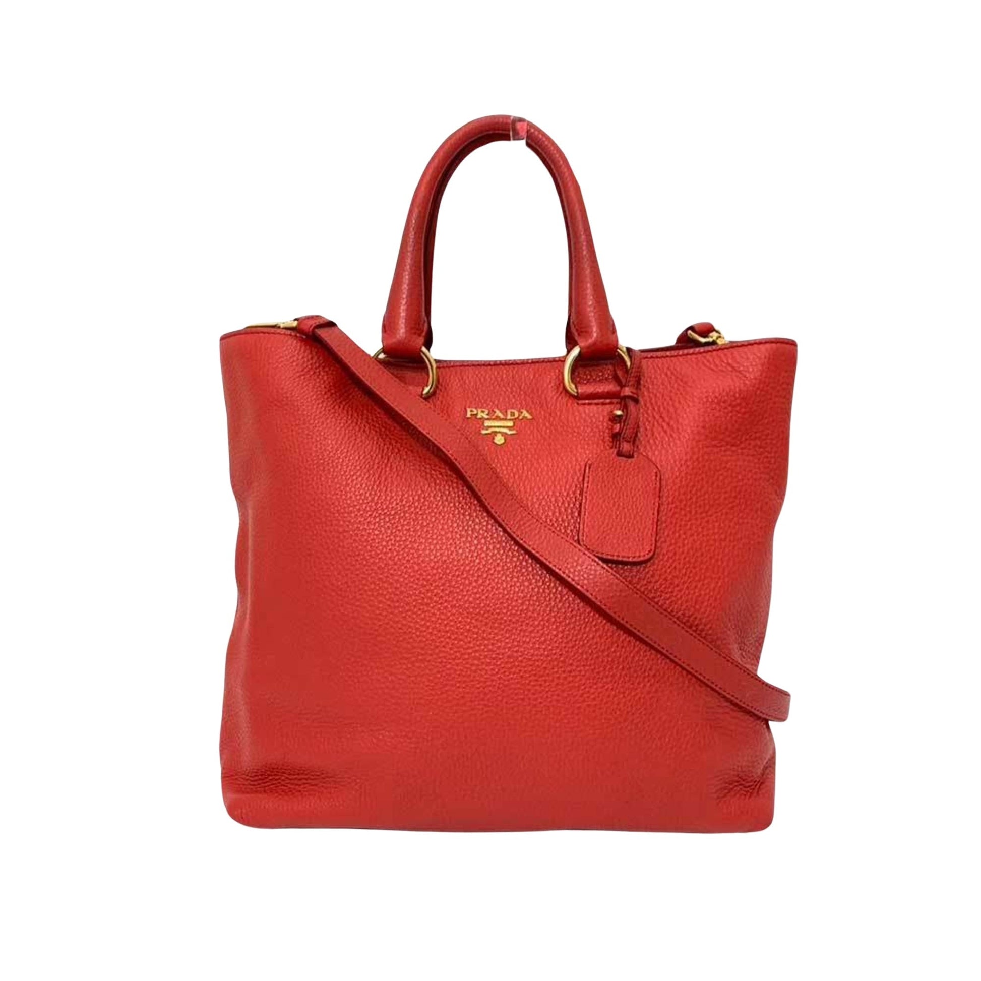Prada Tote Vitello Tote Bag