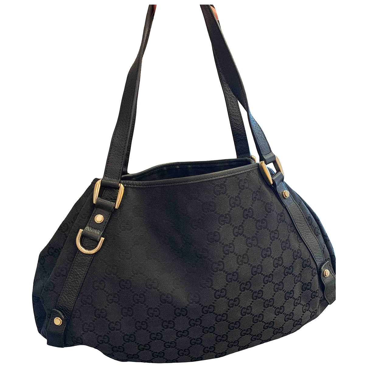Gucci sukey black cloth handbag