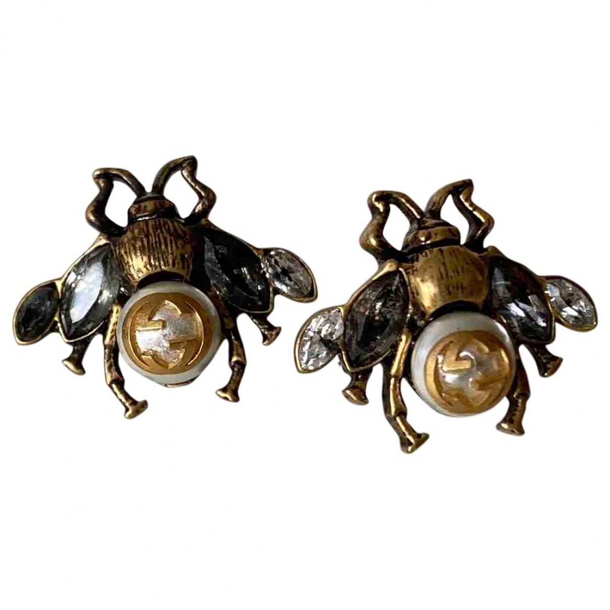 Gucci multicolour metal earrings