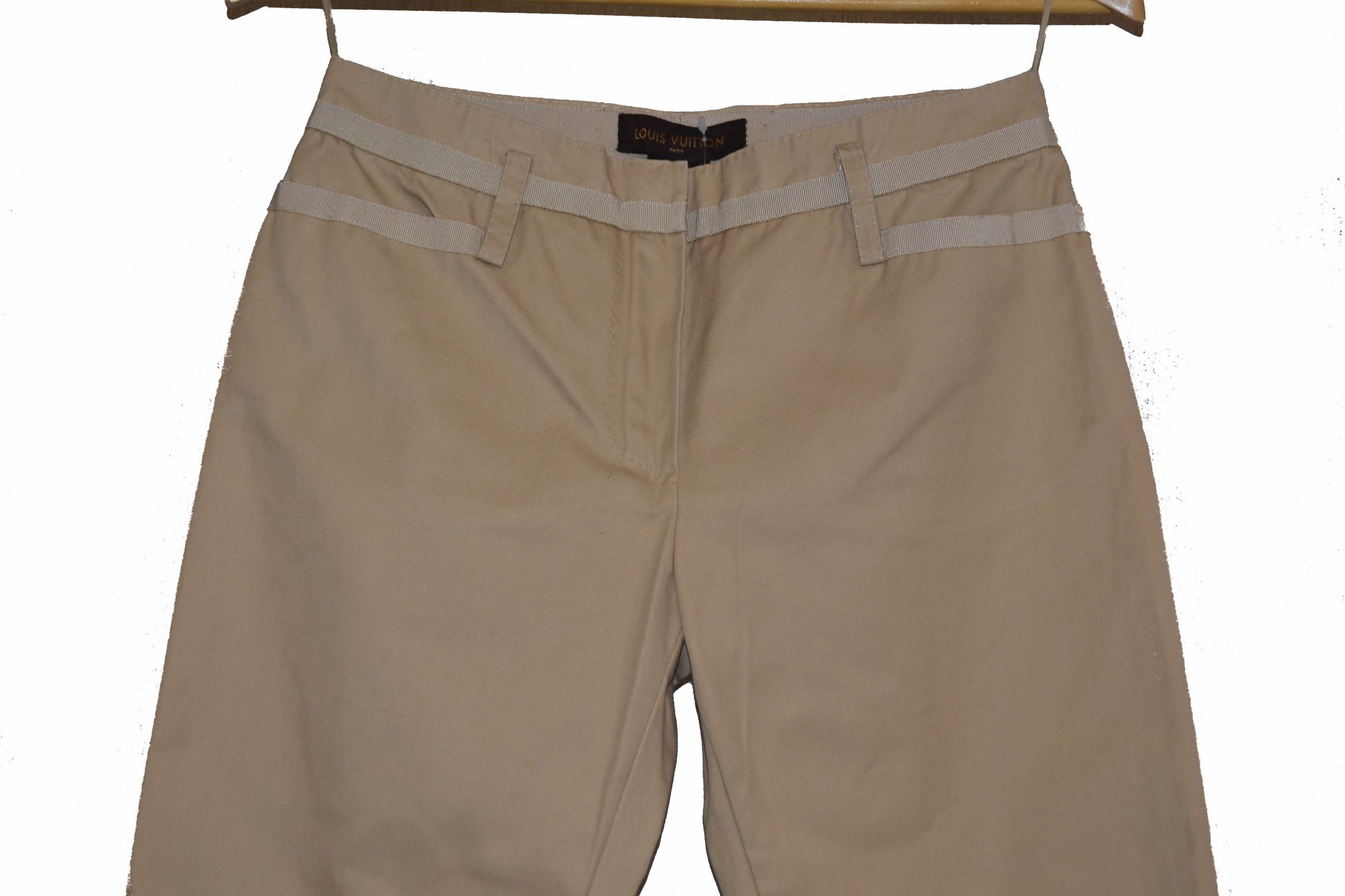 Louis Vuitton Beige Women's Khaki Pants Size 36