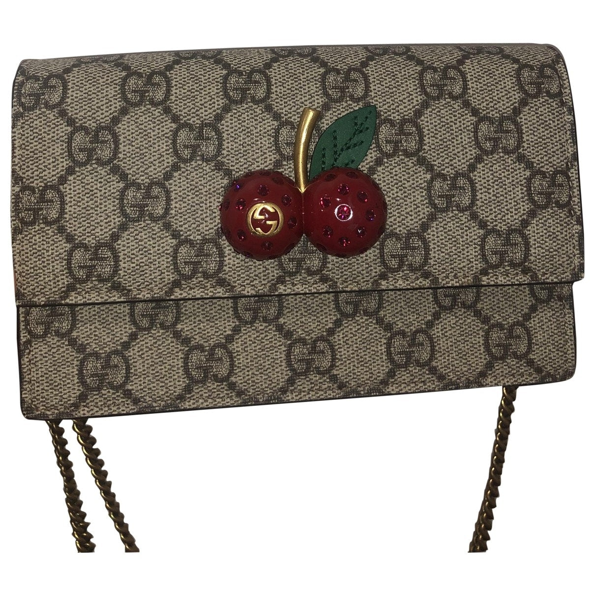 Gucci beige cloth handbag