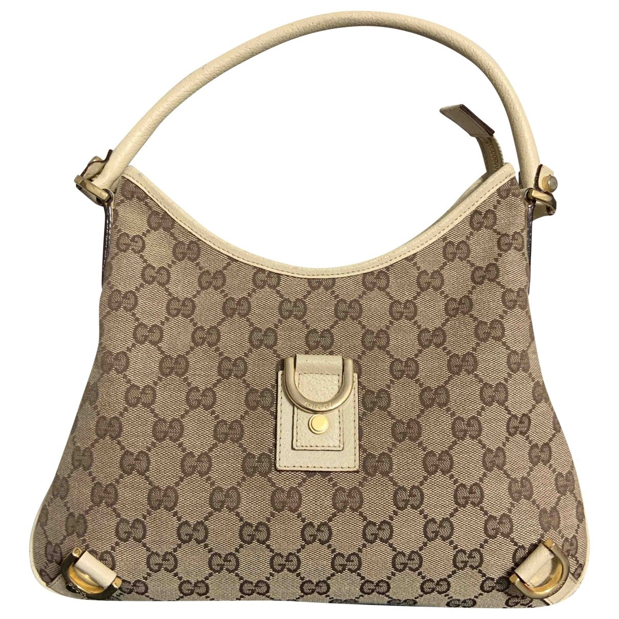 Gucci white cloth handbag
