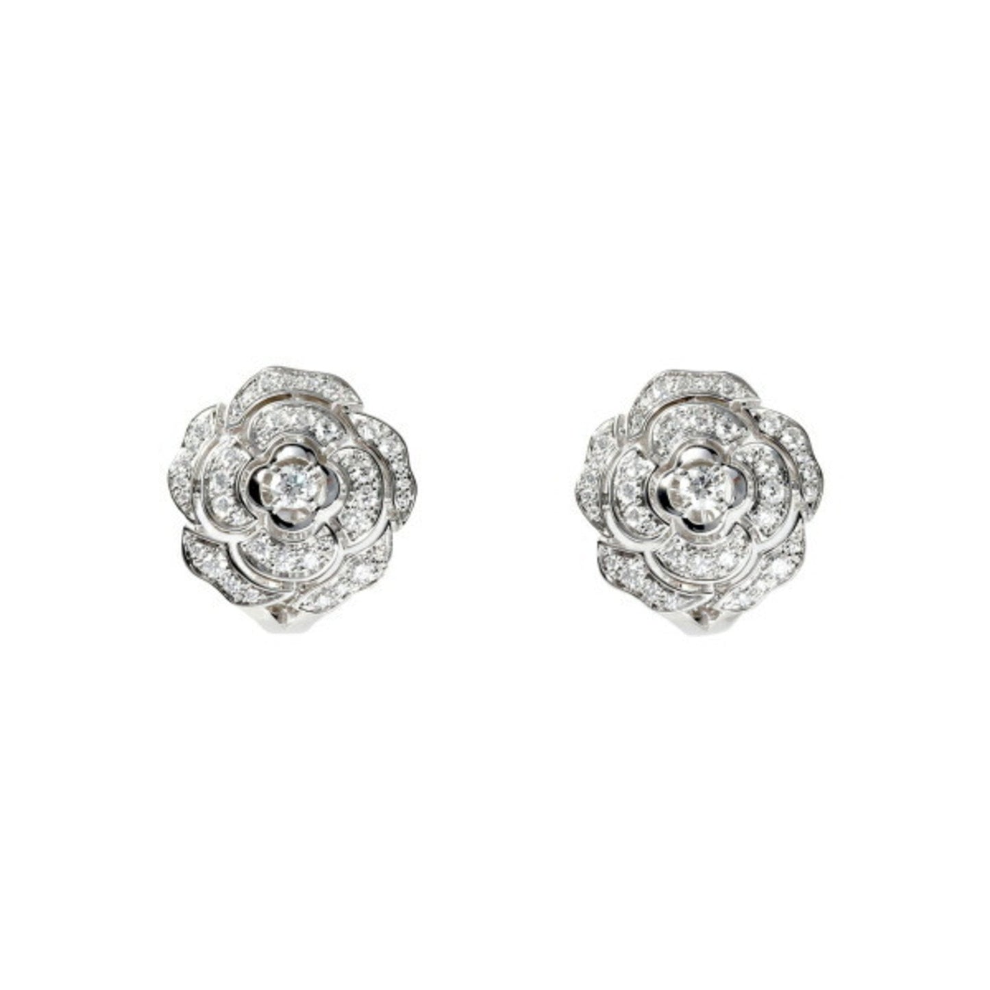Chanel Camellia Earrings