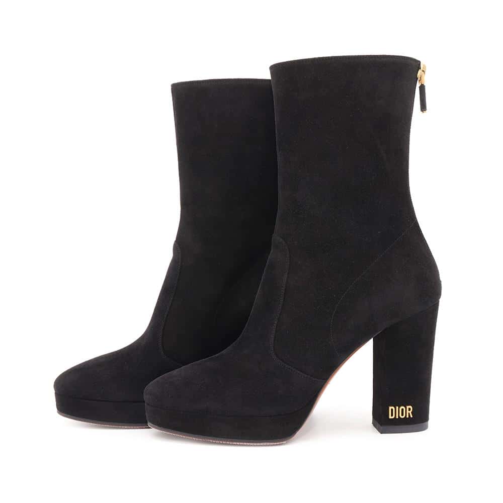 Dior D Rise Encreboots Blackkdi Vvvs Size . Suede Shoes