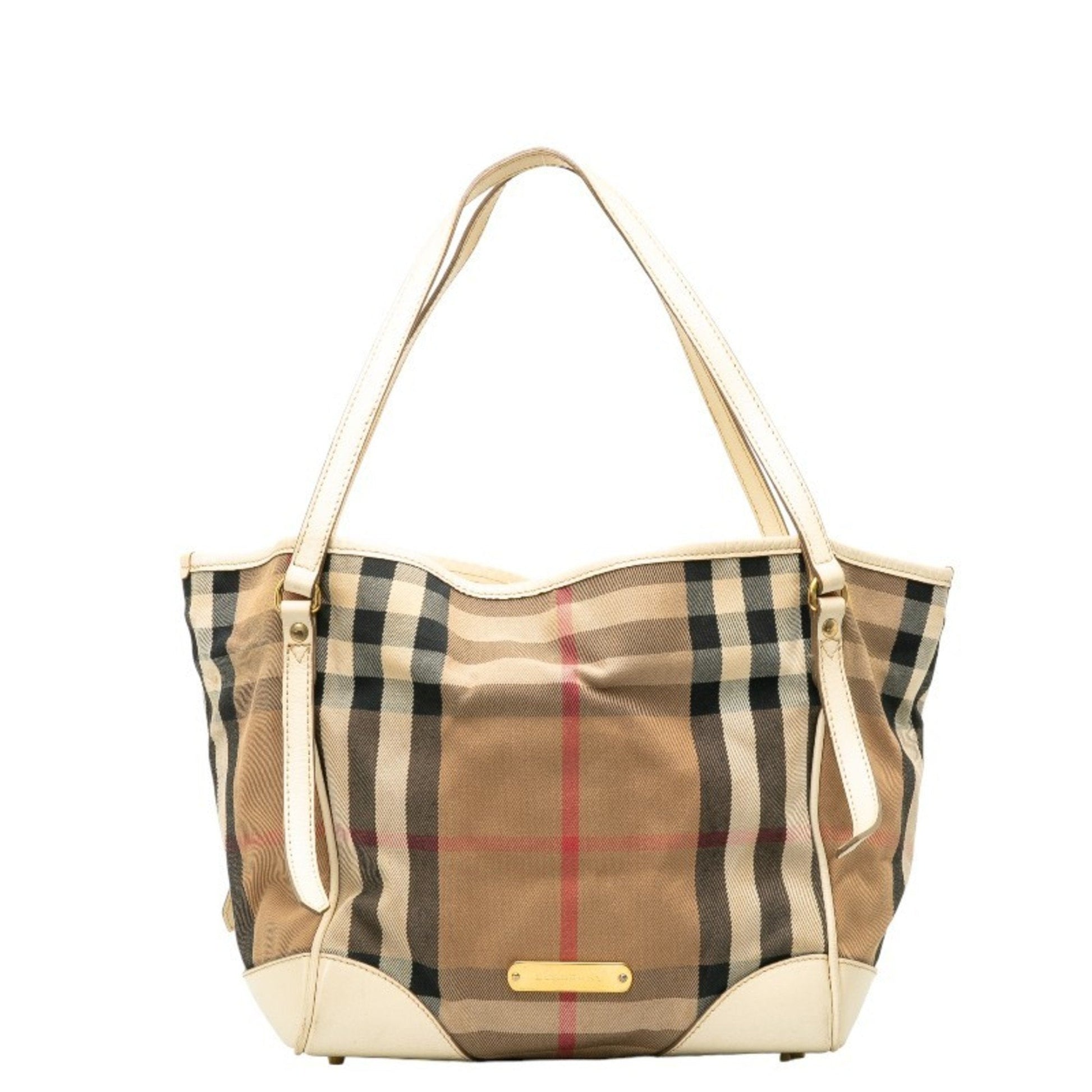 Burberry Luxury Nova Check Tote Tote Bag Check Tote 130
