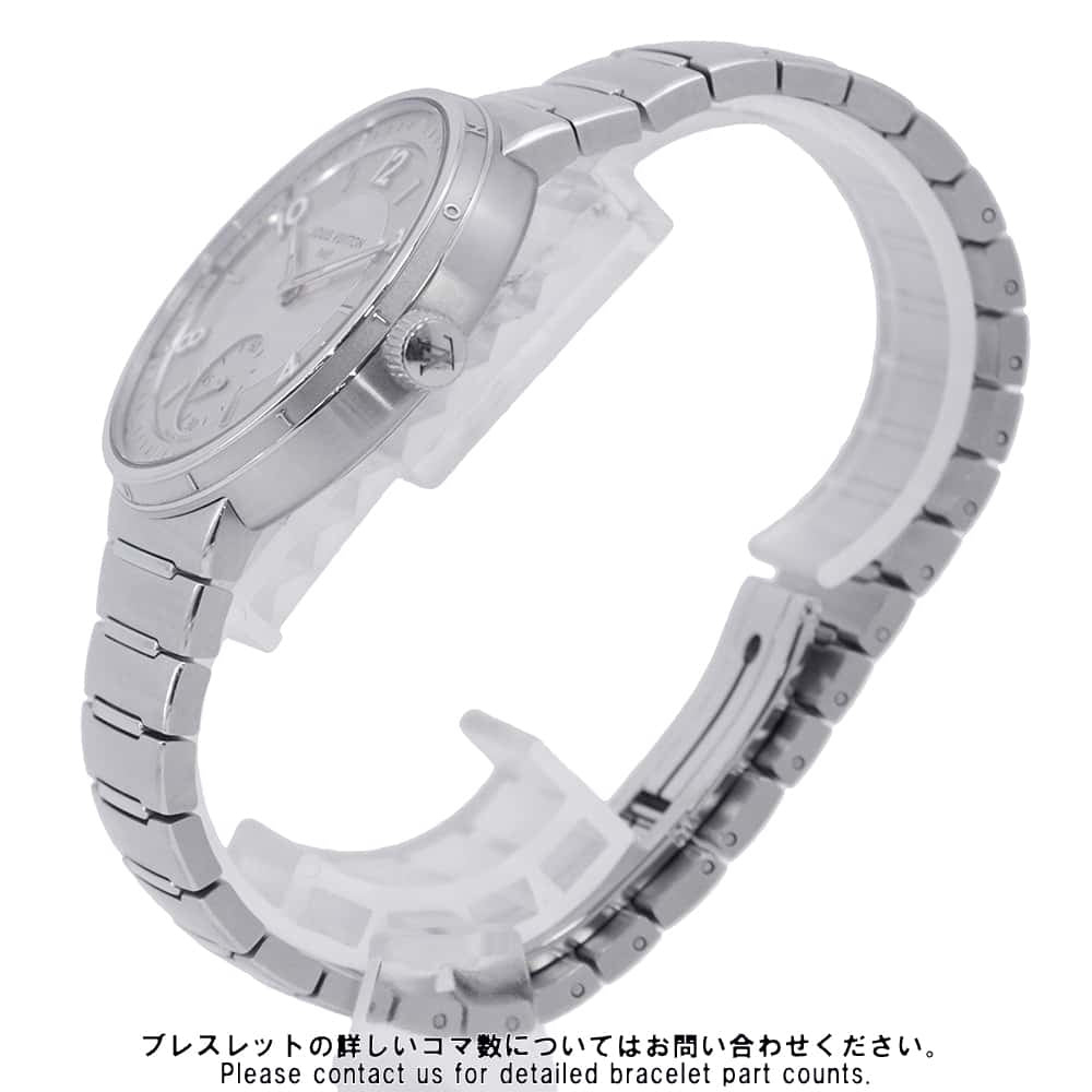 Louis Vuitton Tambour Automatic Steel W40mm Stainless Steel Gray Handbag