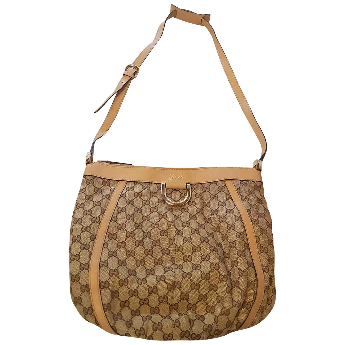 Gucci beige cloth handbag