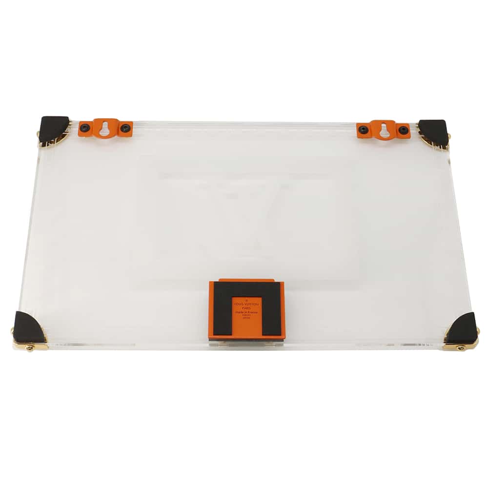 Louis Vuitton NBACollaboration Basketball Goal TransparentGI0564 Plexiglass Leather Orange Handbag