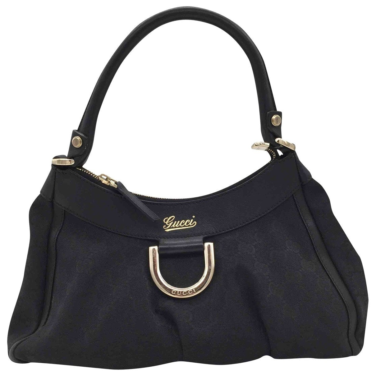 Gucci black cloth handbag