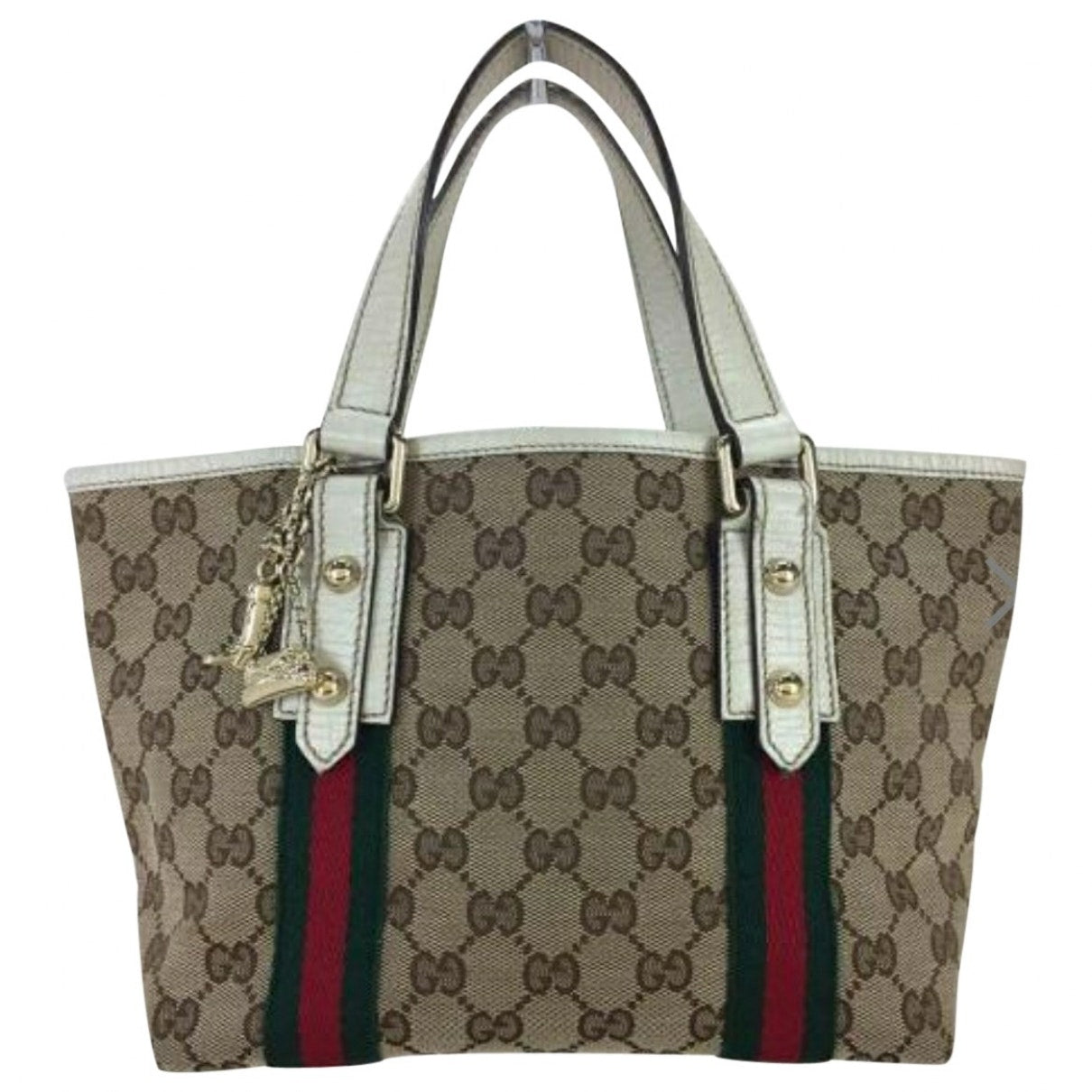 Gucci beige cloth handbag