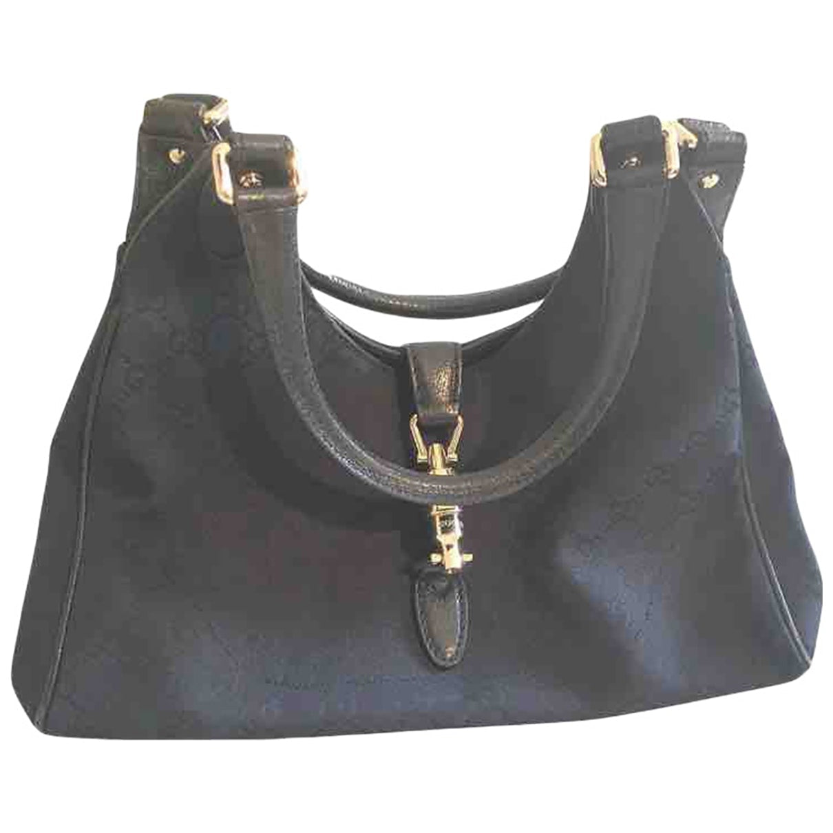 Gucci black cloth handbag