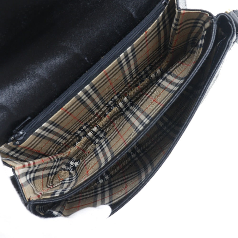 Burberry Shoulder Bag Leather Black Shoulder Bag 2