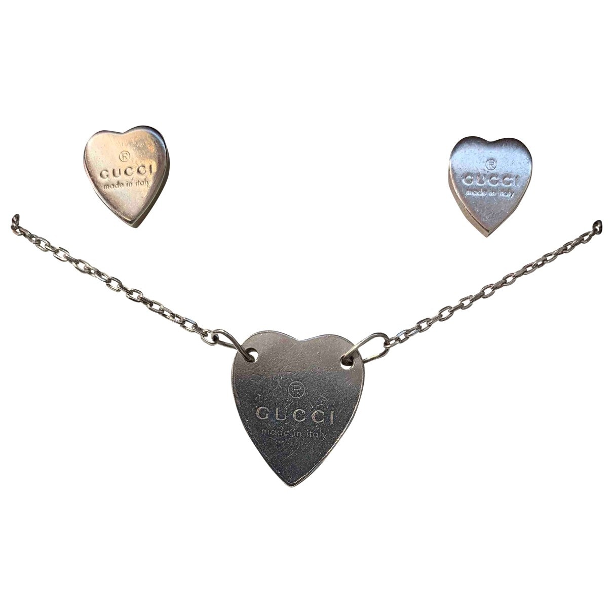 Gucci silver silver jewellery sets
