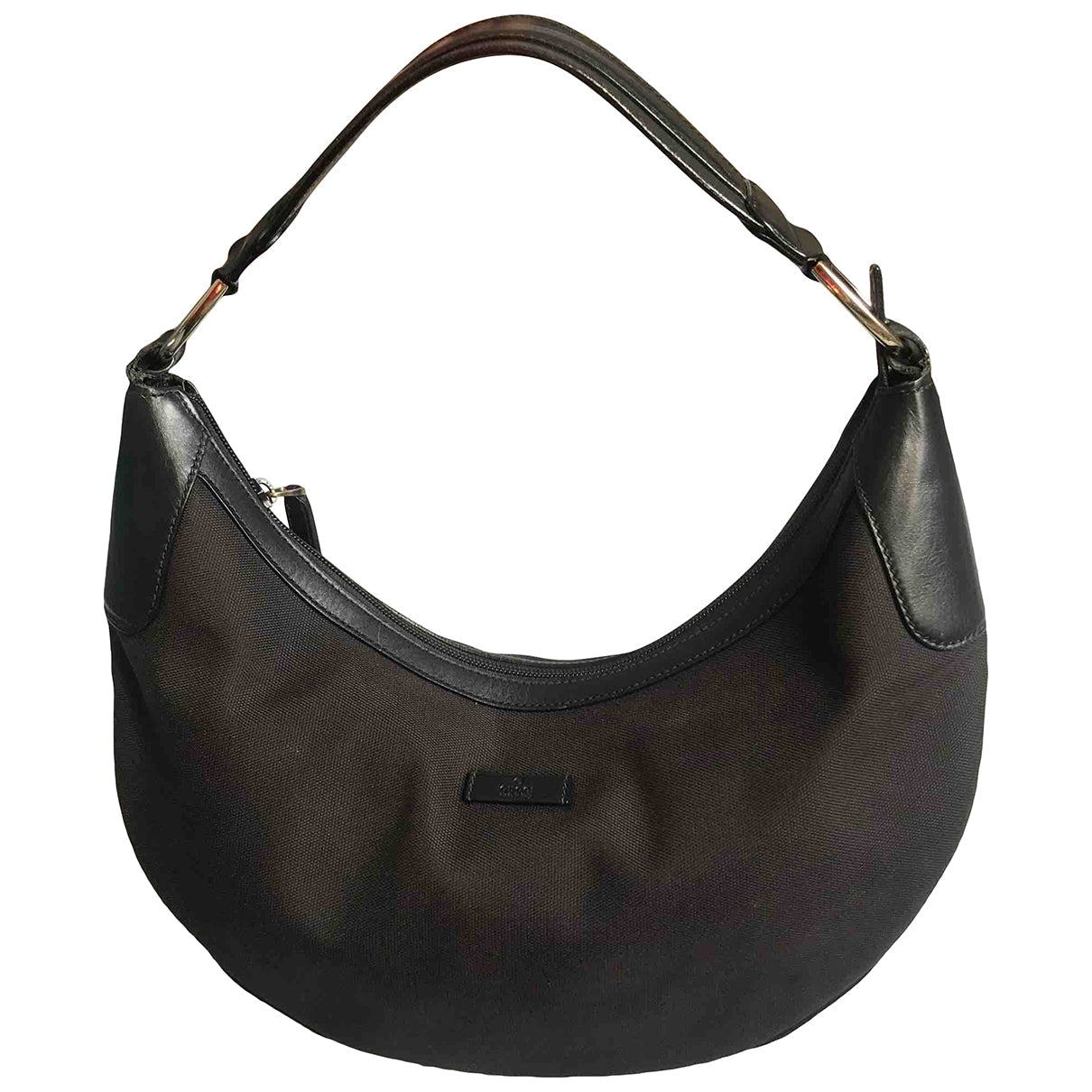 Gucci Hobo Black Cloth Handbag