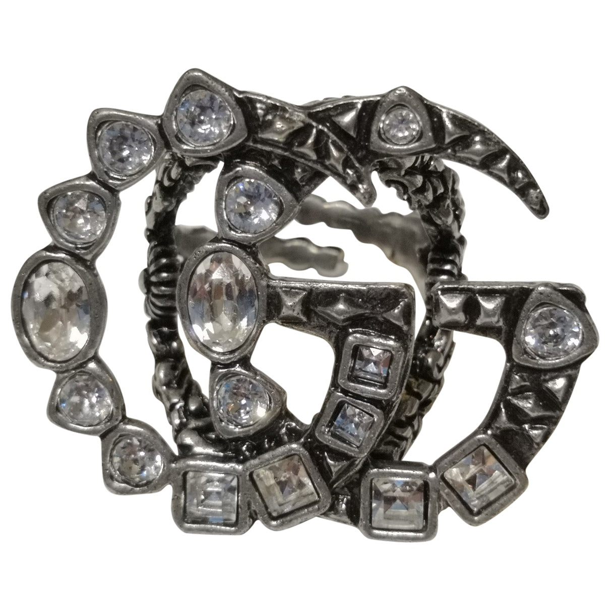 Gucci silver metal rings