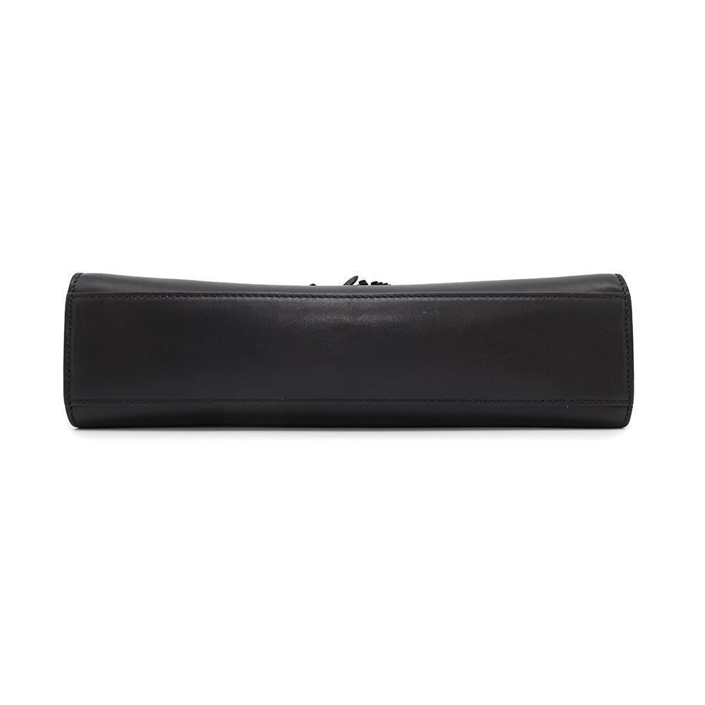 Gucci Fringe ChainShoulder Black295402 Leather Jewelry