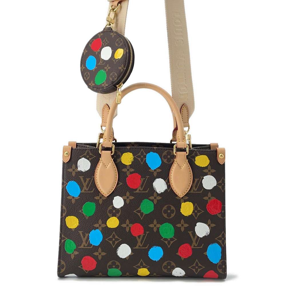 Louis Vuitton LVxYK Onthego RedM46380 Size PM Monogram Handbag