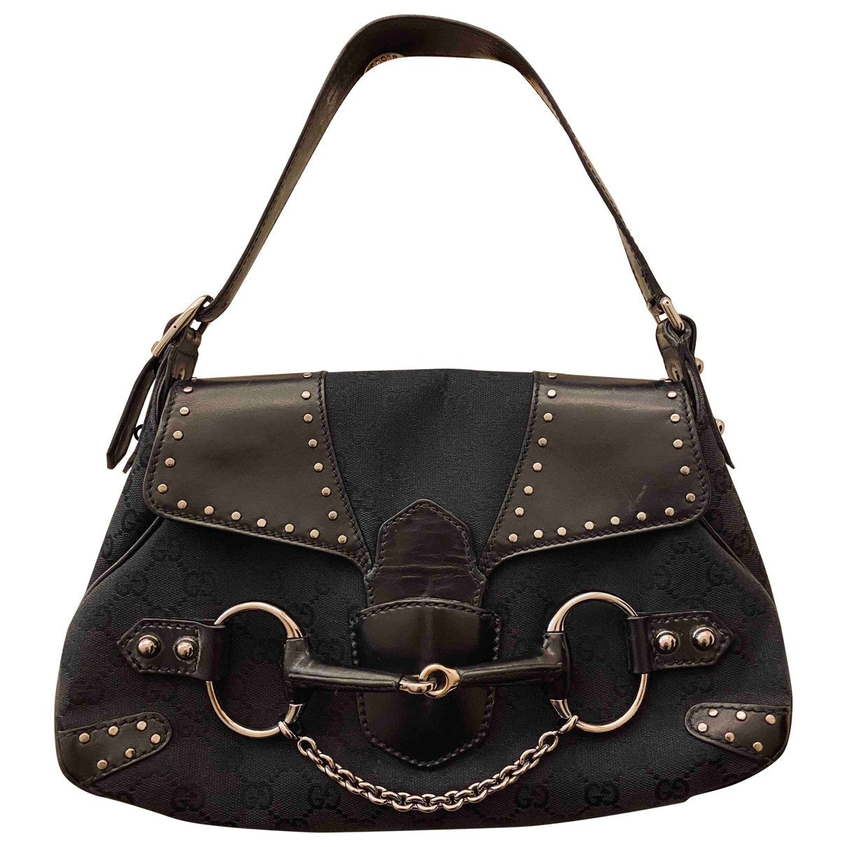 Gucci black cloth handbag