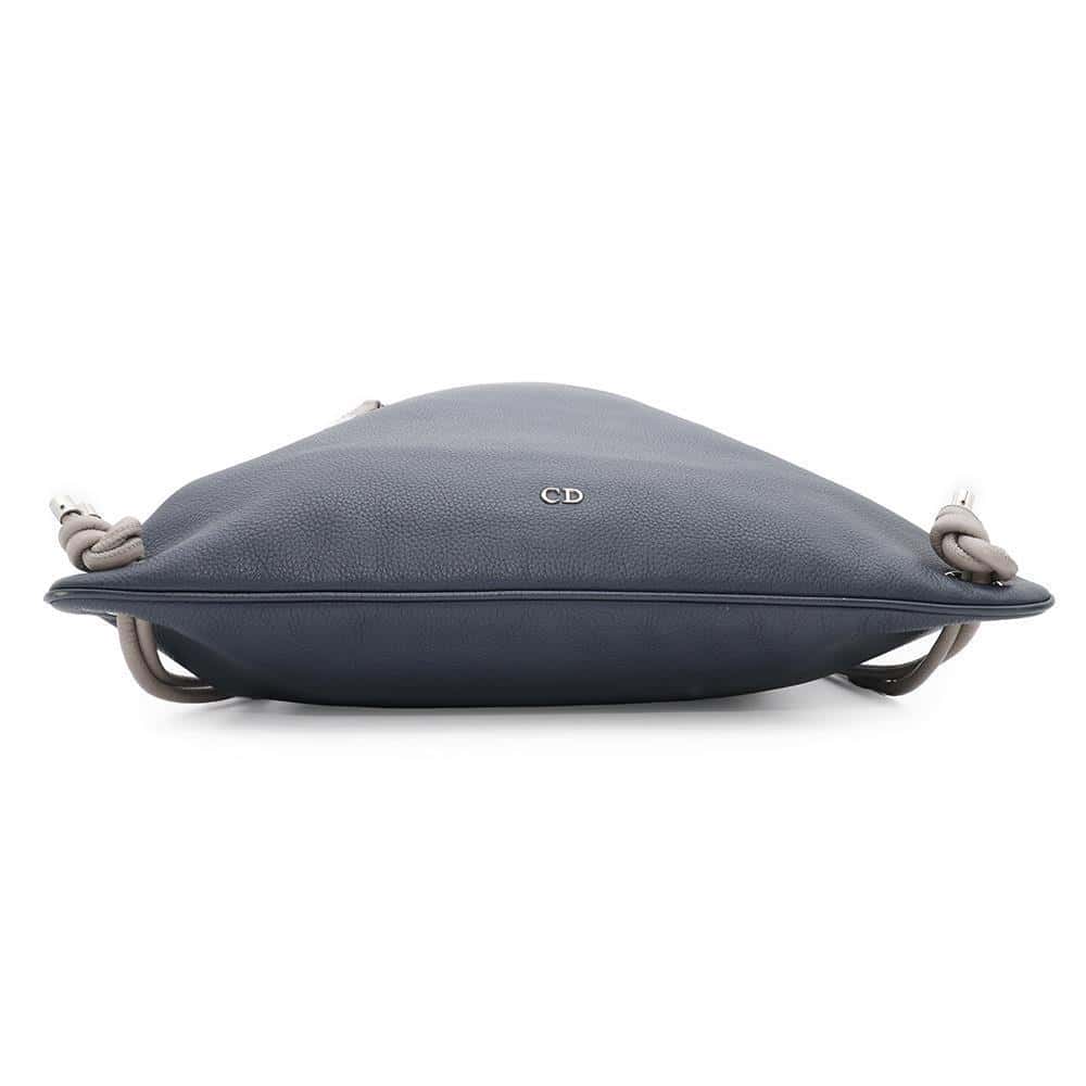 Dior Homme Backpack Navy Handbag Leather Red