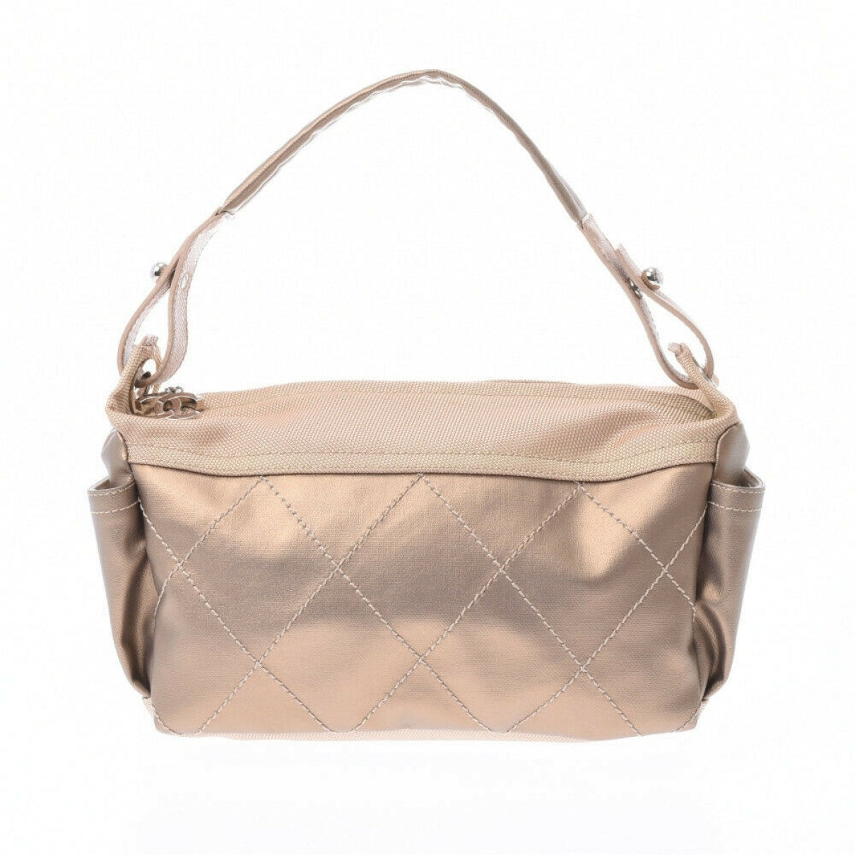 Chanel Gold Leather Handbag
