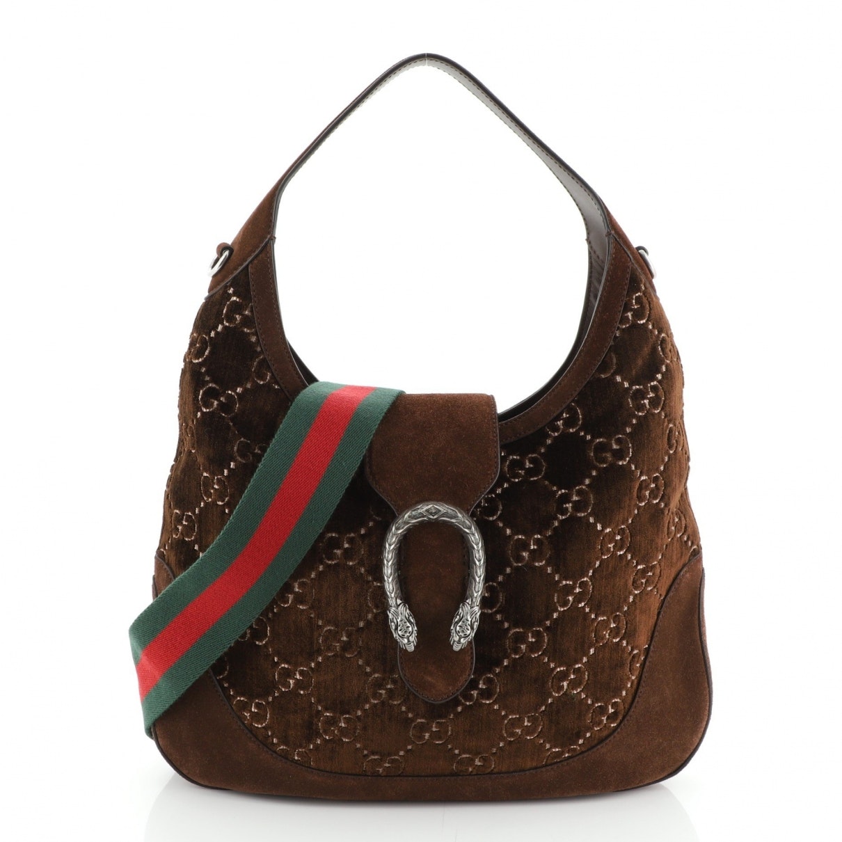 Gucci dionysus brown cloth handbag