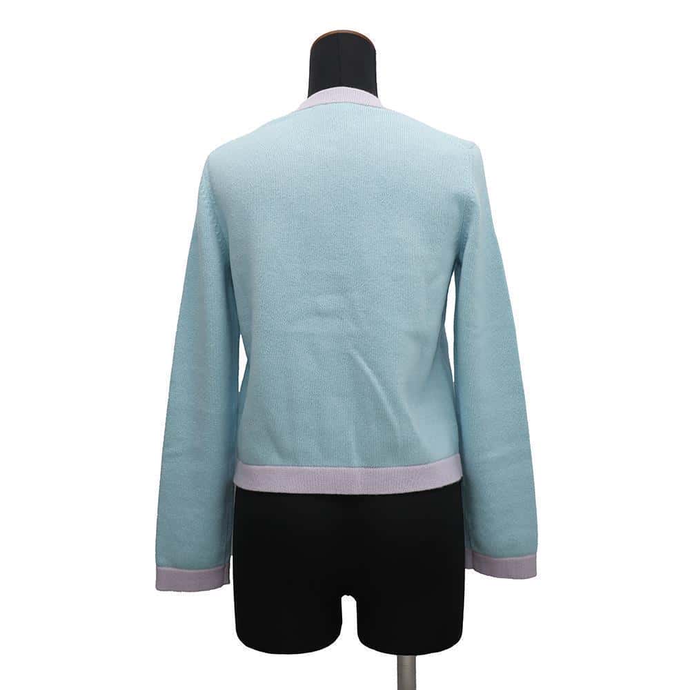 Chanel cardigan 100 Rhinestone Blue Handbag