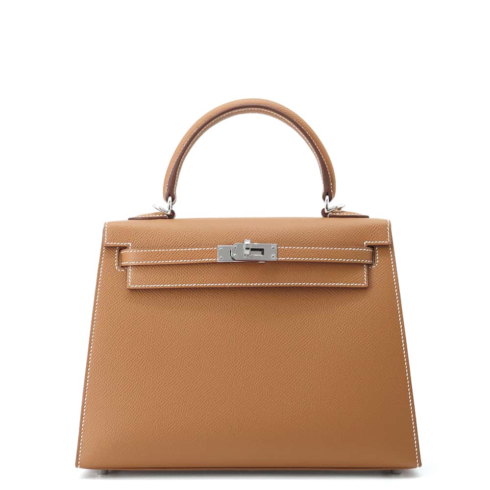 Kelly Sellier Epsom Size Handbag Gold Travel Bag