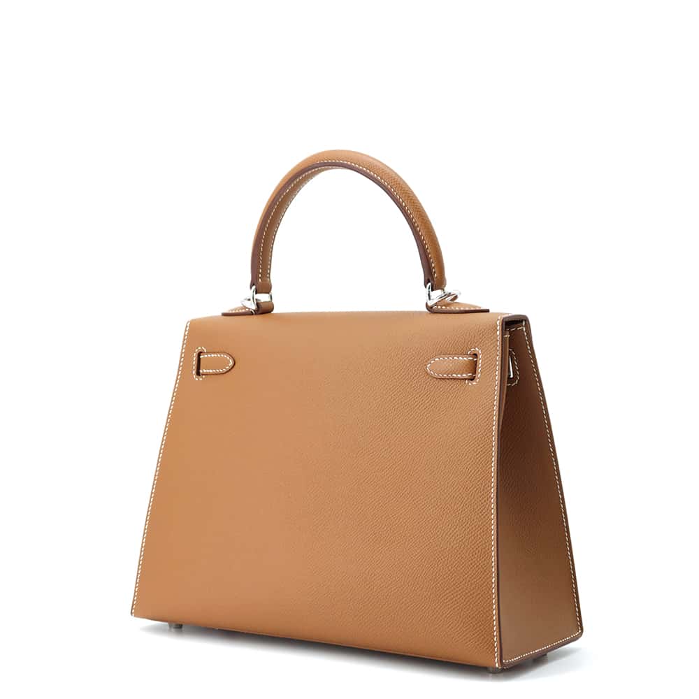 Kelly Sellier Epsom Size Handbag Gold Travel Bag