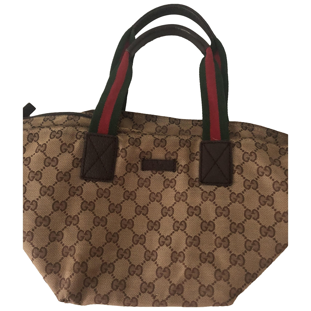 Gucci beige cloth handbag