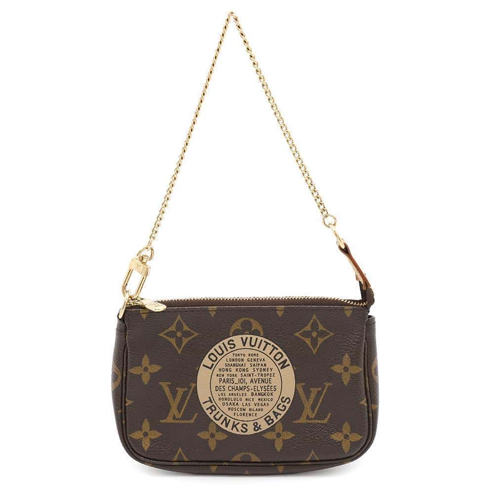Louis Vuitton Pochette Accessoires T&B BrownM60153 Monogram Clutch Bag