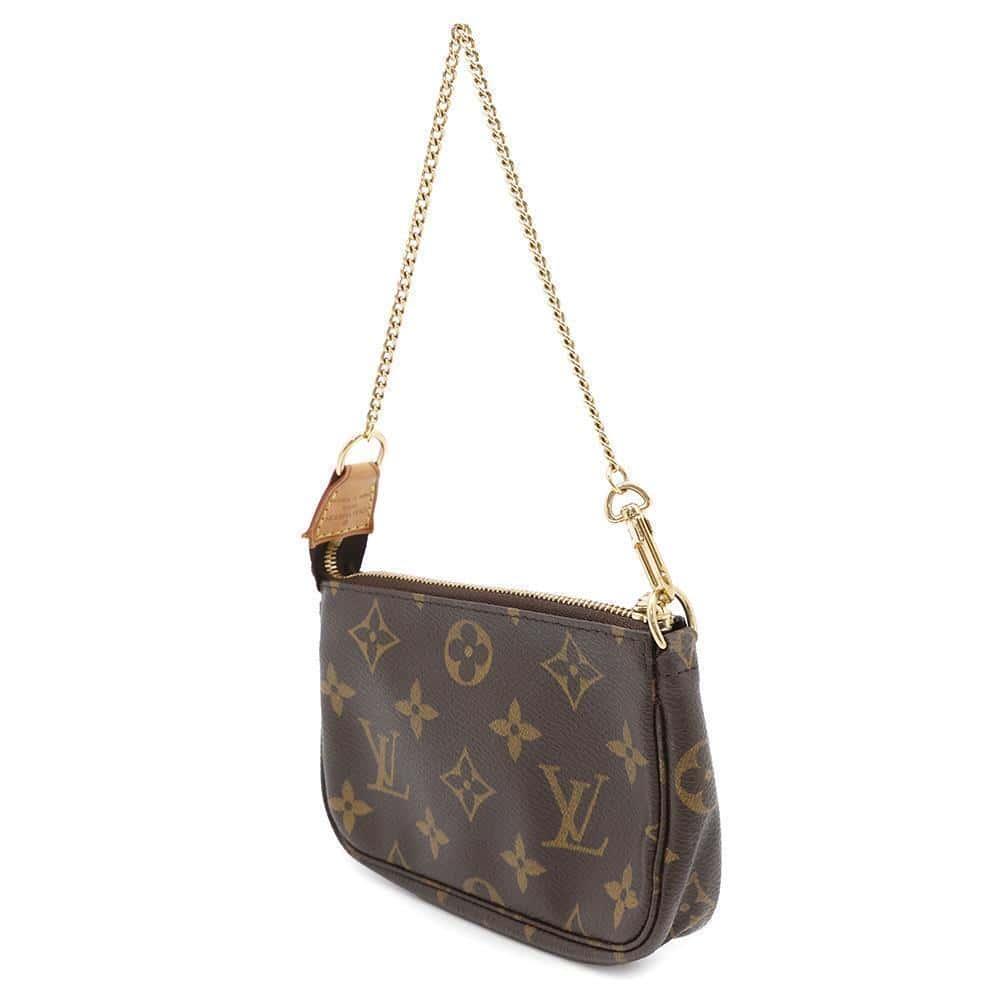Louis Vuitton Pochette Accessoires T&B BrownM60153 Monogram Clutch Bag
