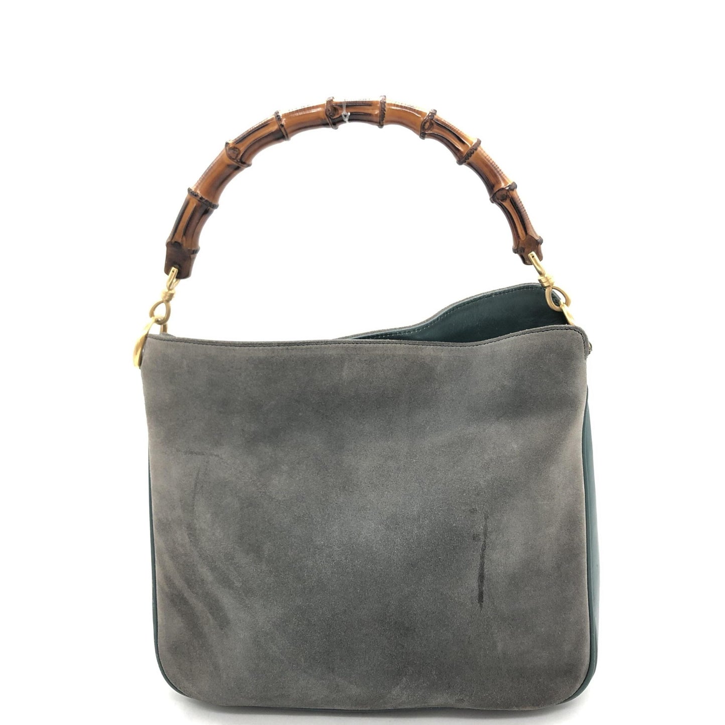 Gucci Bamboo Suede Shoulder Women's Bag