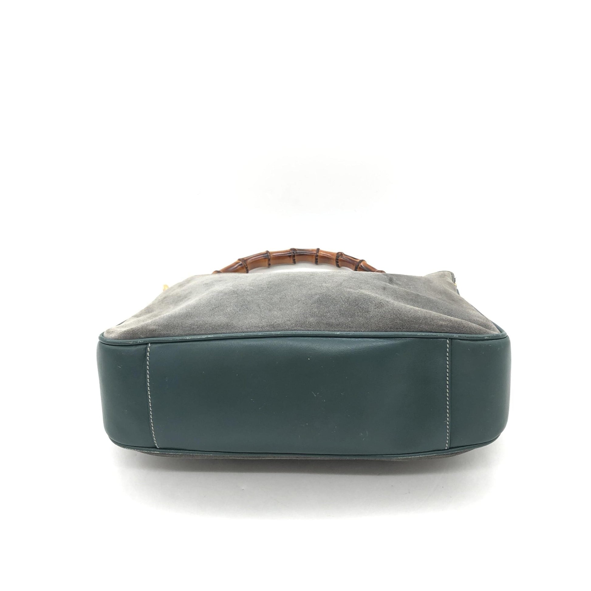 Gucci Bamboo Suede Shoulder Women's Bag