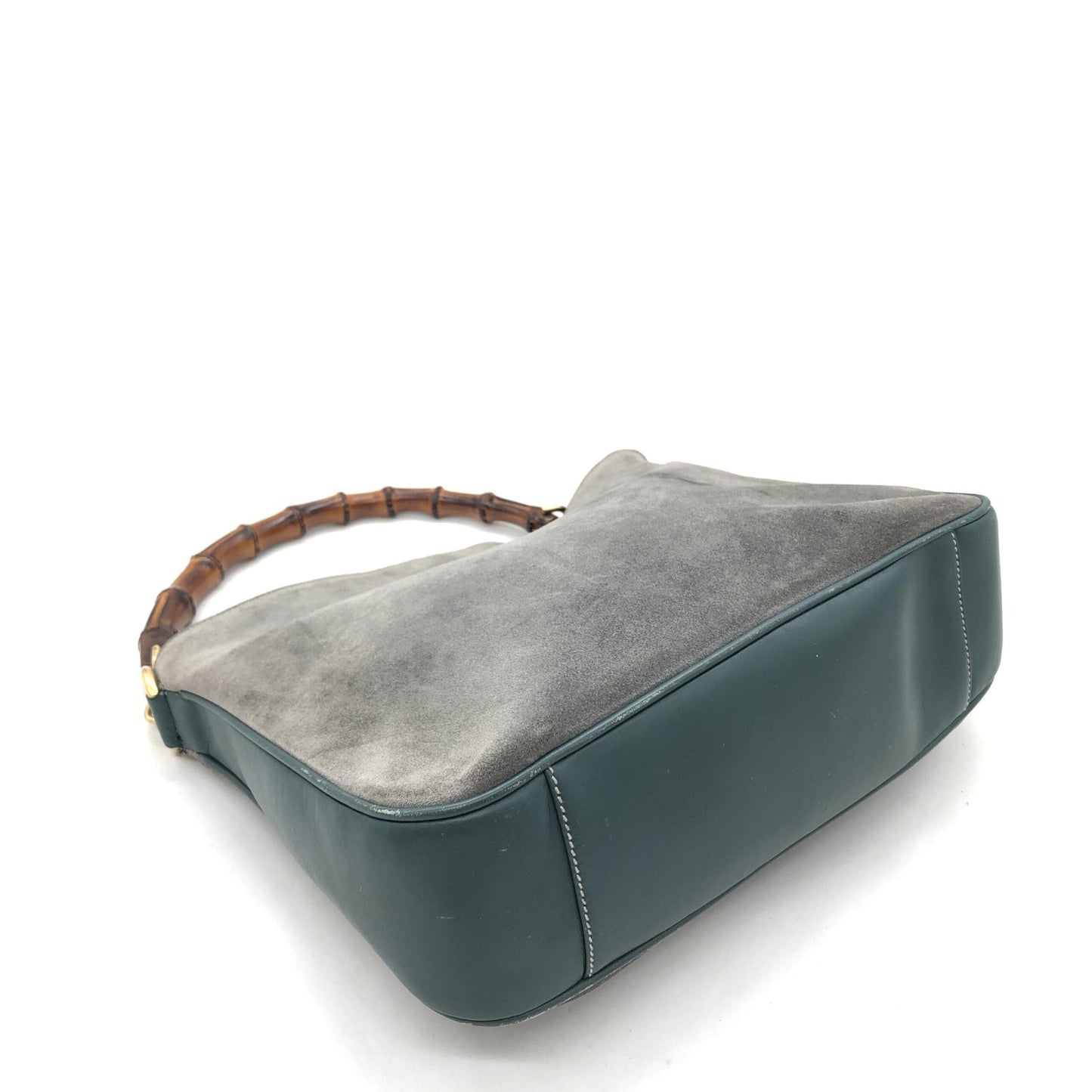 Gucci Bamboo Suede Shoulder Women's Bag