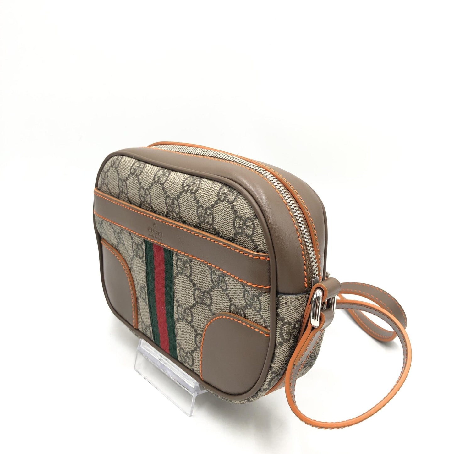 Gucci GG Supreme Sherry Shoulder Bag Women's Brown