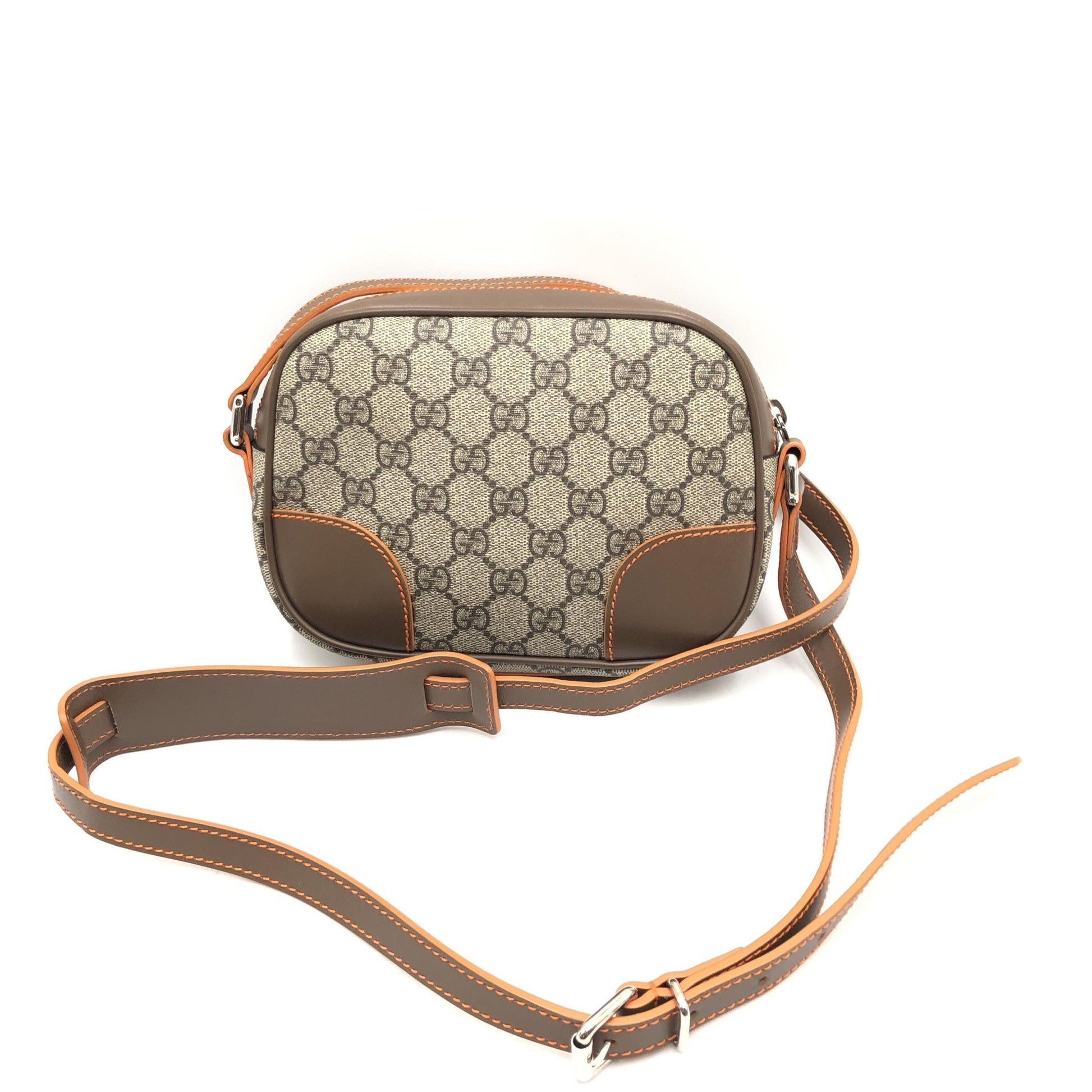 Gucci GG Supreme Sherry Shoulder Bag Women's Brown