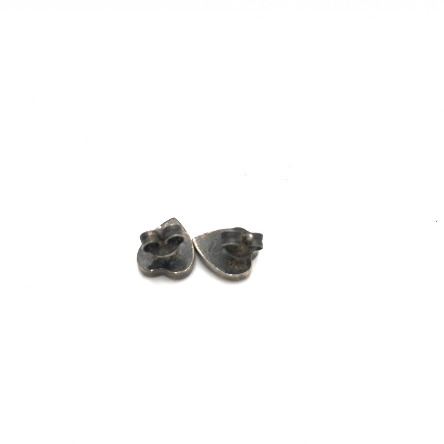 Gucci Silver 925 Heart Stud Women's Earrings