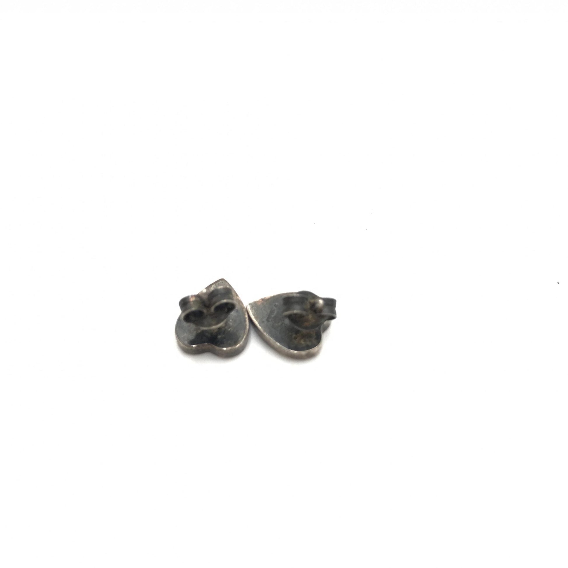 Gucci Silver 925 Heart Stud Women's Earrings