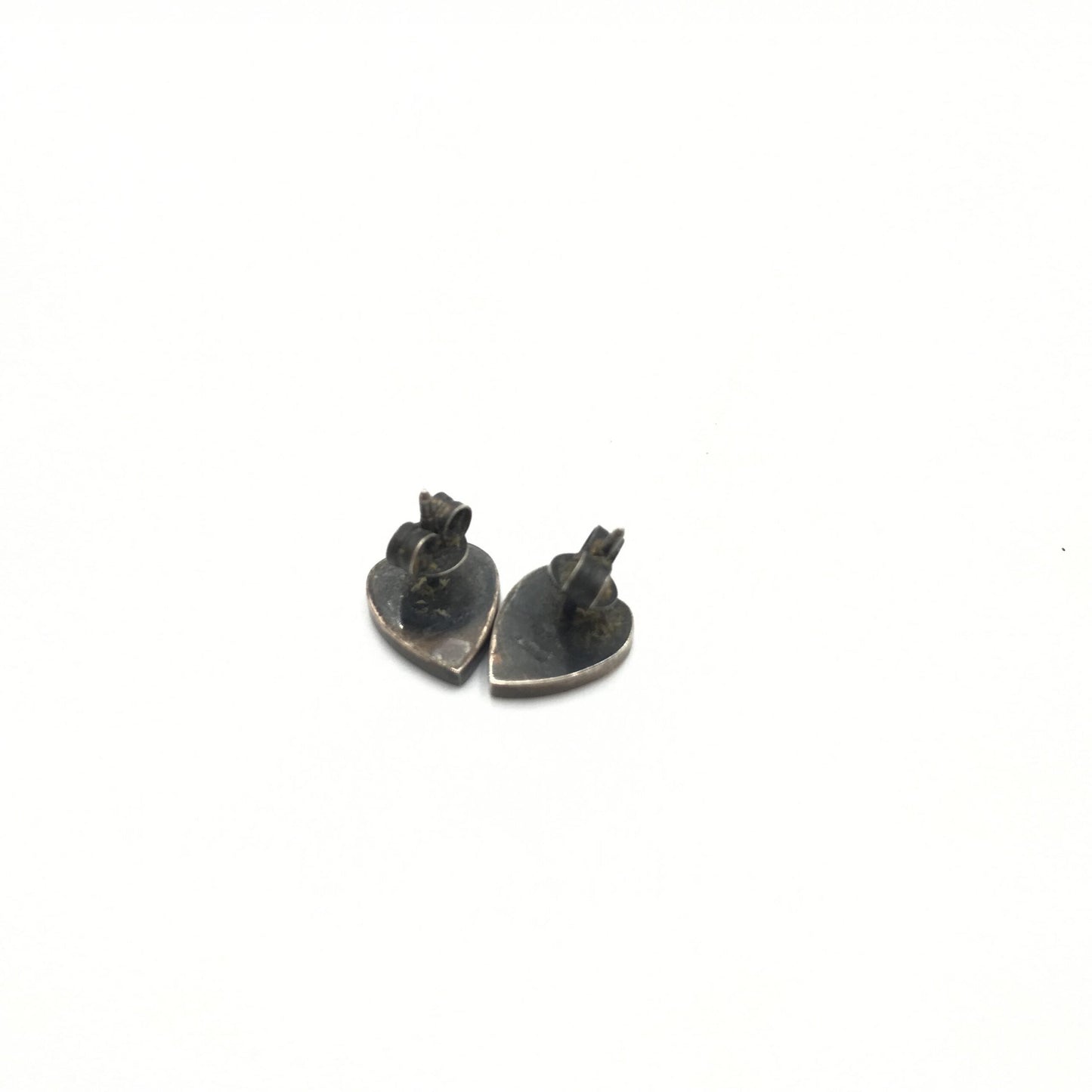 Gucci Silver 925 Heart Stud Women's Earrings