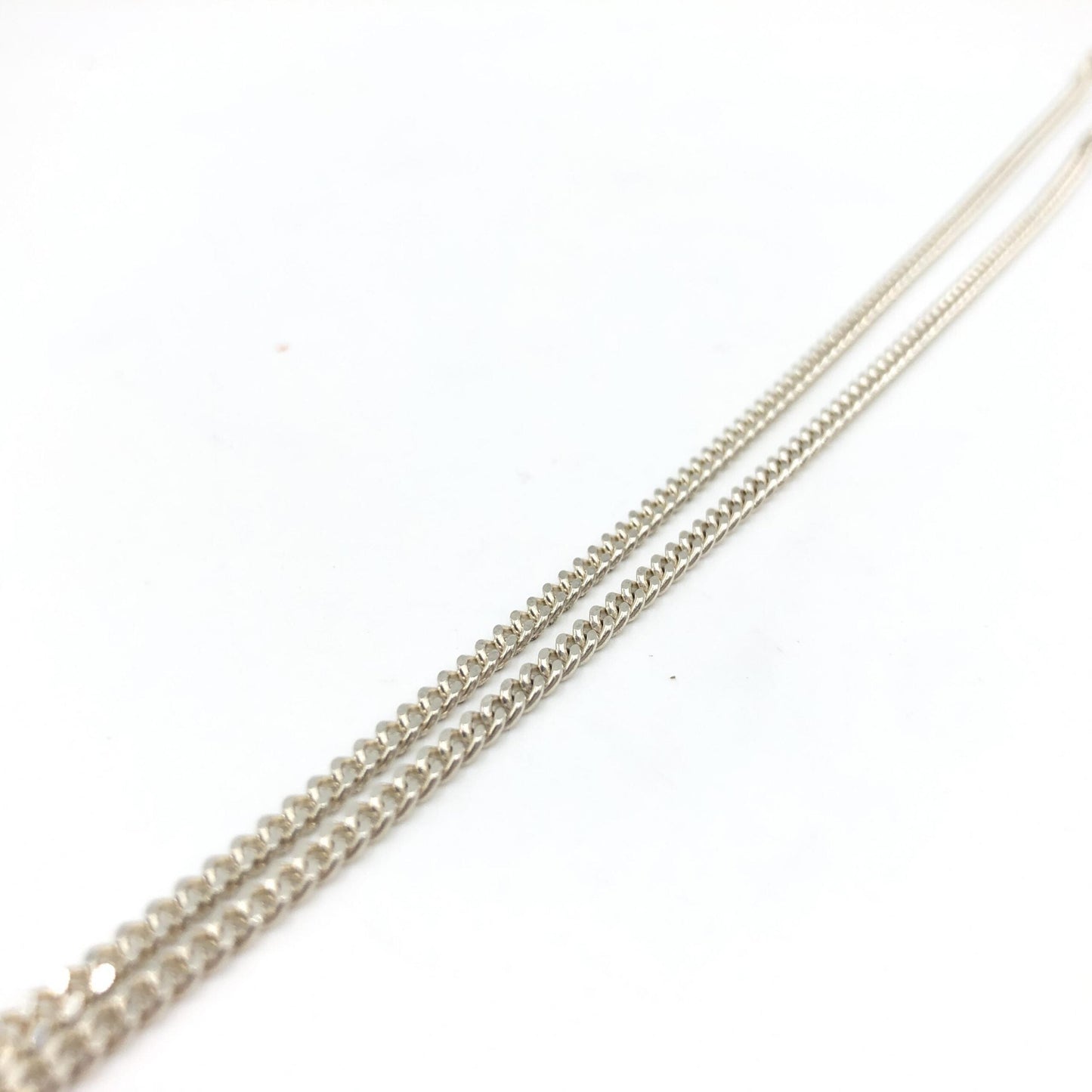 Gucci Sterling Silver G Bar Pendant Women's Necklace