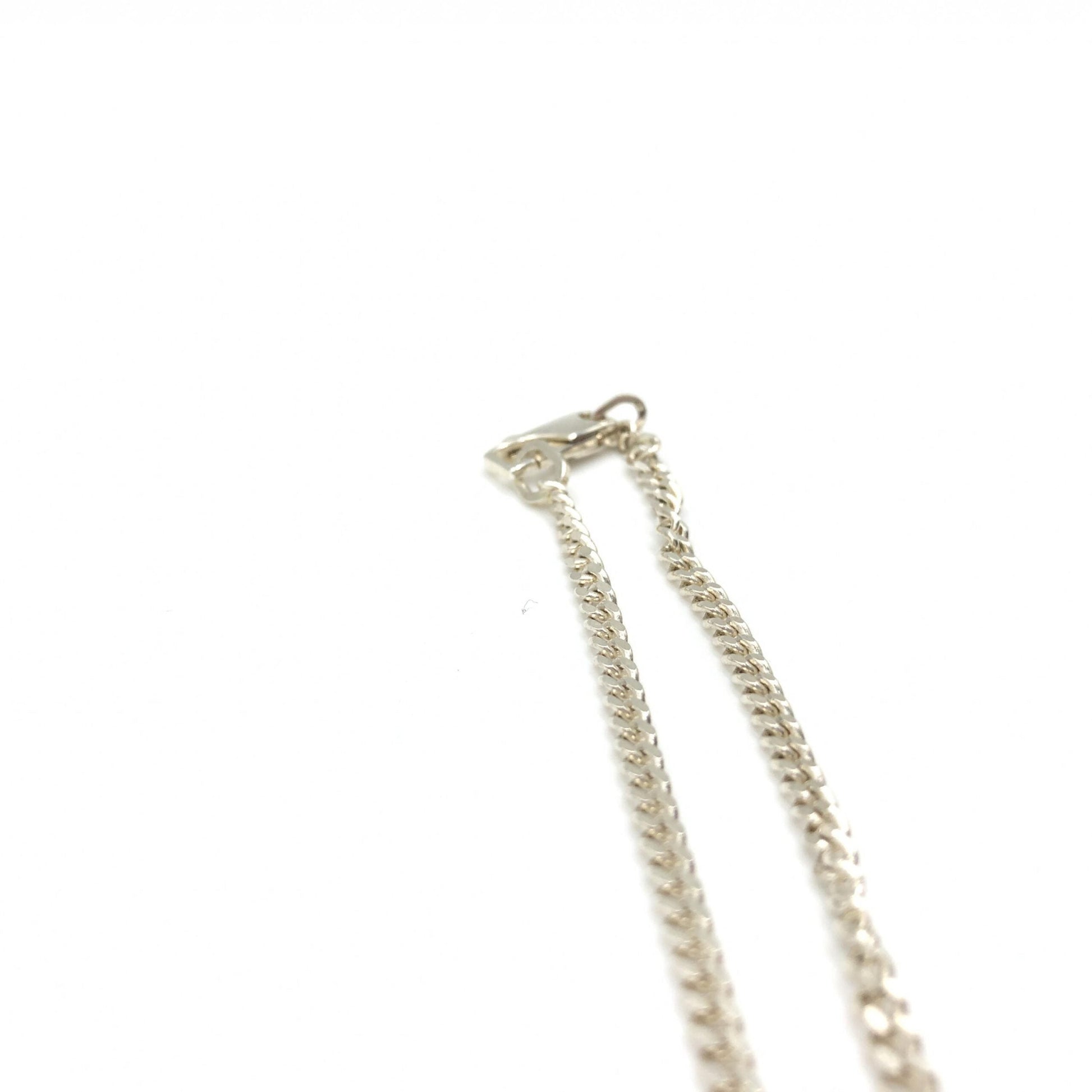 Gucci Sterling Silver G Bar Pendant Women's Necklace